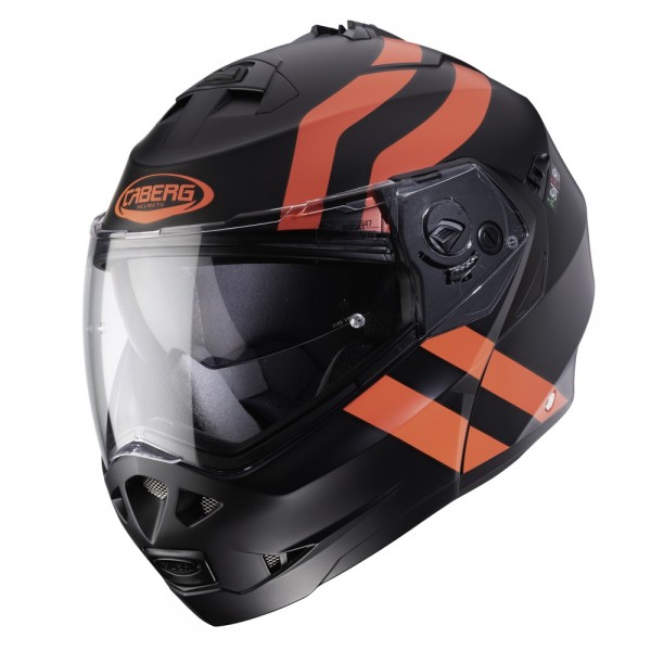 Caberg Caberg Duke II - Super Legend Matt Black / Fluo Red